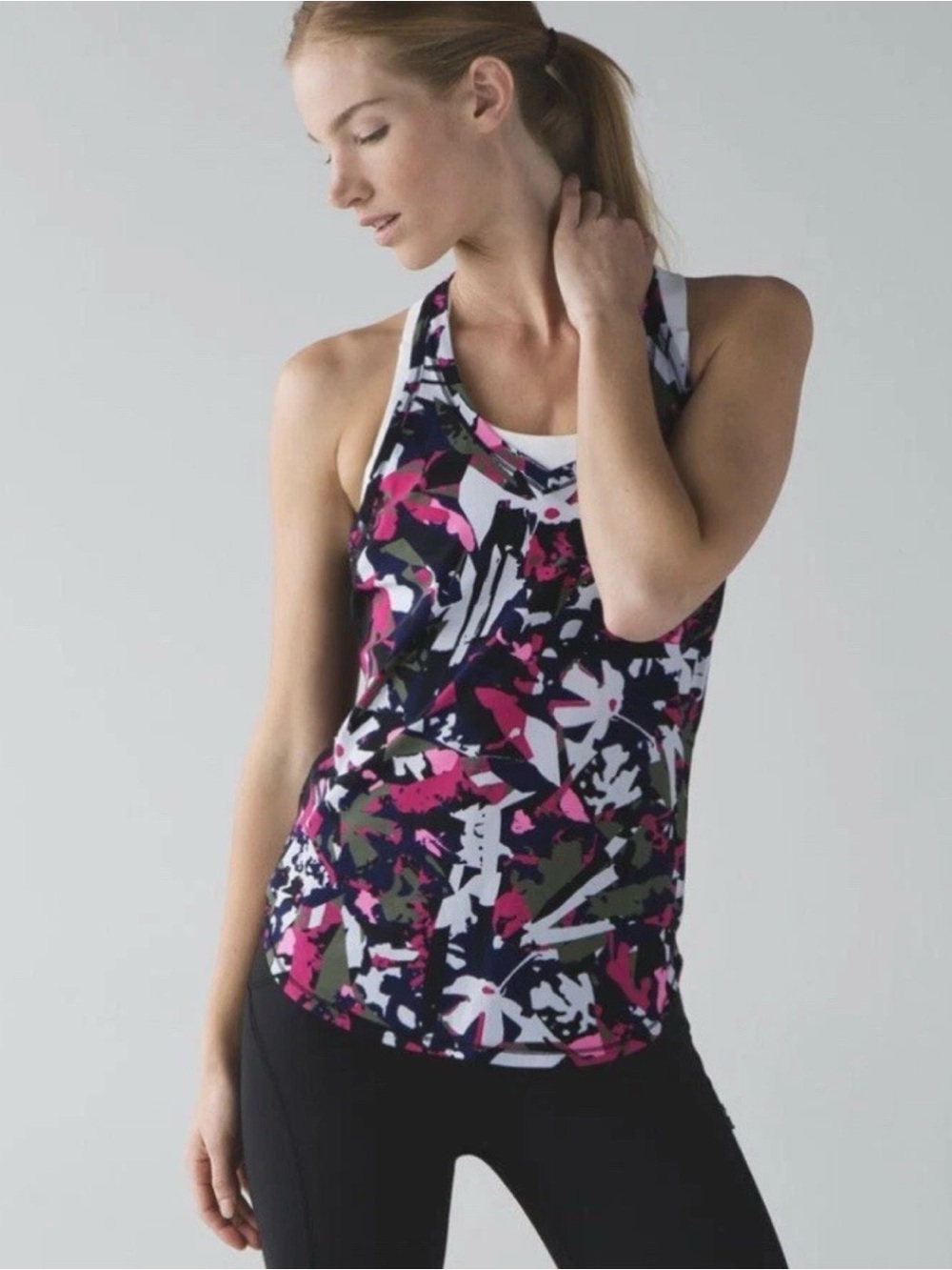 Lululemon Fast Lane Singlet Running Workout Racerback Top